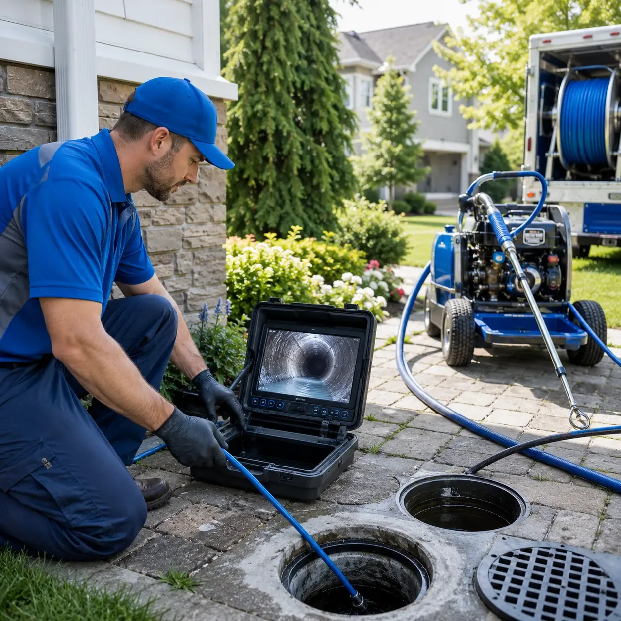Outdoor drain cleaning professionals serving Lockbourne, OH